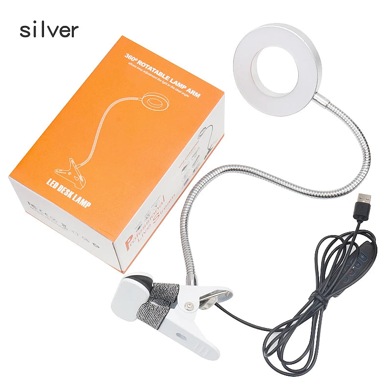 USB Eyelash Lamp LED Light Cold Warm Two-Color Light Special Beauty Salon Grafting False Lashes Extension Lamps Makeup Tools