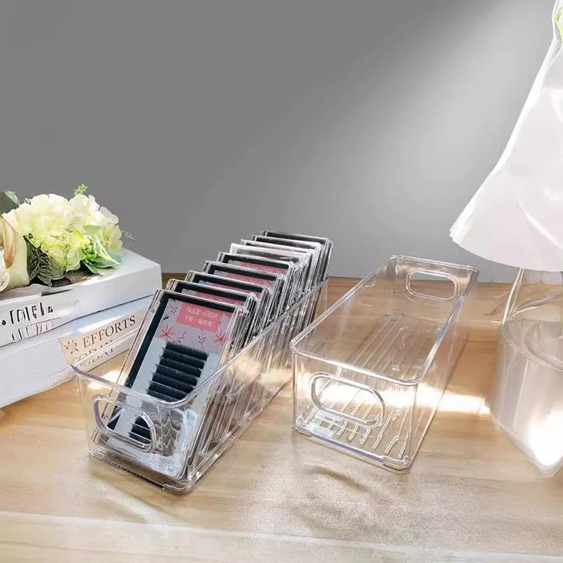 1Pc False Eyelash Storage Box For Eyelash Extension Tool Organizer Lash Accessories Cosmetic Makeup Tools Storage Box