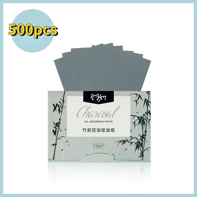 5 Box Matte Face Wipes Oil Control Oil-absorbing Face Cleaning Beauty Makeup Tools Accessories Facial Oil Blotting Sheets Paper