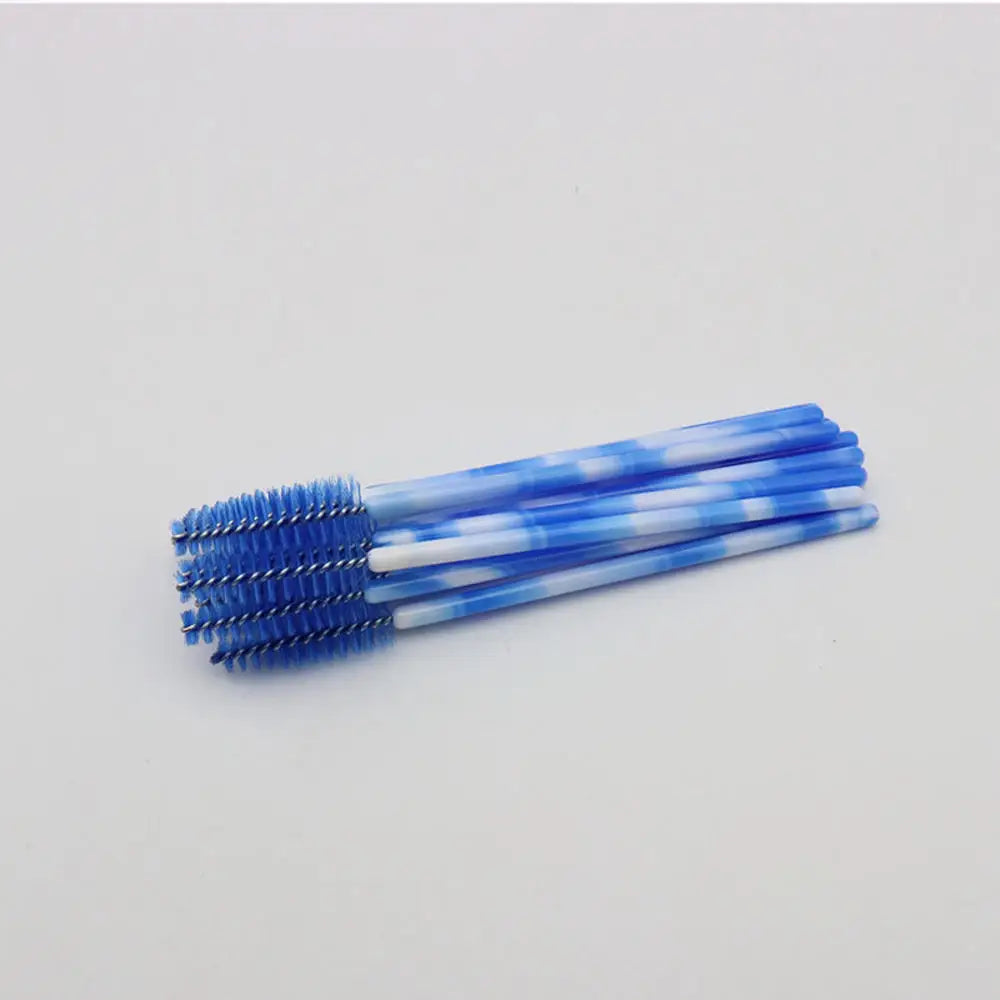 50pcs Professional Bamboo Handle Disposable Eyelash Brushes Eyebrow Extension Mascara Wands Applicator Women Female Makeup Tools