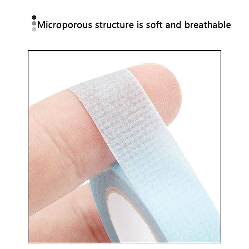 4.5M/Roll Eyelash Extension Lint Breathable Non-woven Cloth Adhesive Tape Medical Paper Tape For False Lashes Patch Makeup Tools