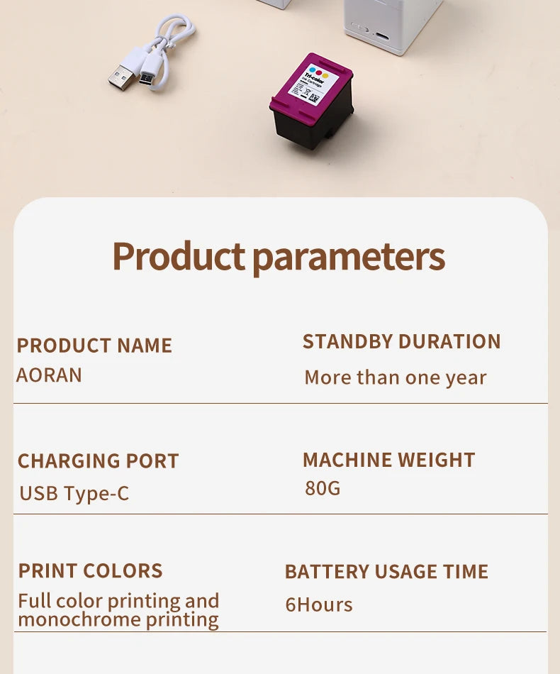 Food Coffee Printer Mobile Color Mini Handheld Printer Edible Ink Food Printing WIFI PrinCube Hand Inkjet