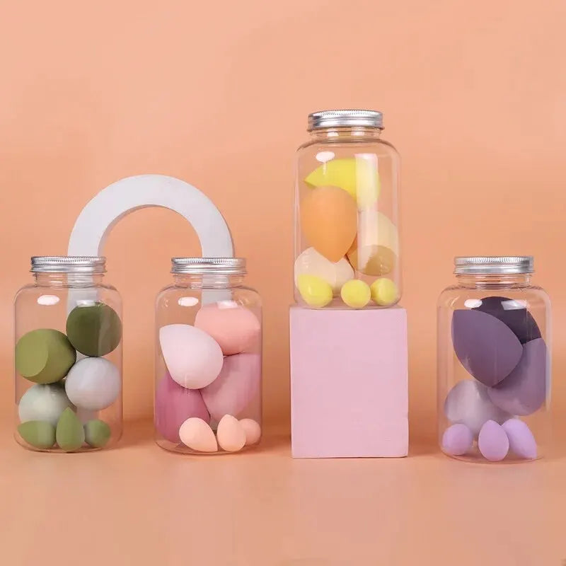 Drift Bottle'S 7-Piece Beauty Blender Set Filling Puff 7Pcs Water Large Air Cushion BB CC Cream Makeup Tools Sponge Egg