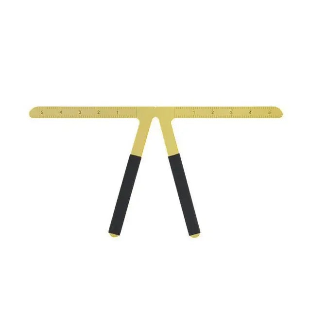 1pcs Metal Eyebrow Tattoo Stencil Ruler Microblading Tattoo Positioning Measure Template Eye Brow Permanent Makeup Tools