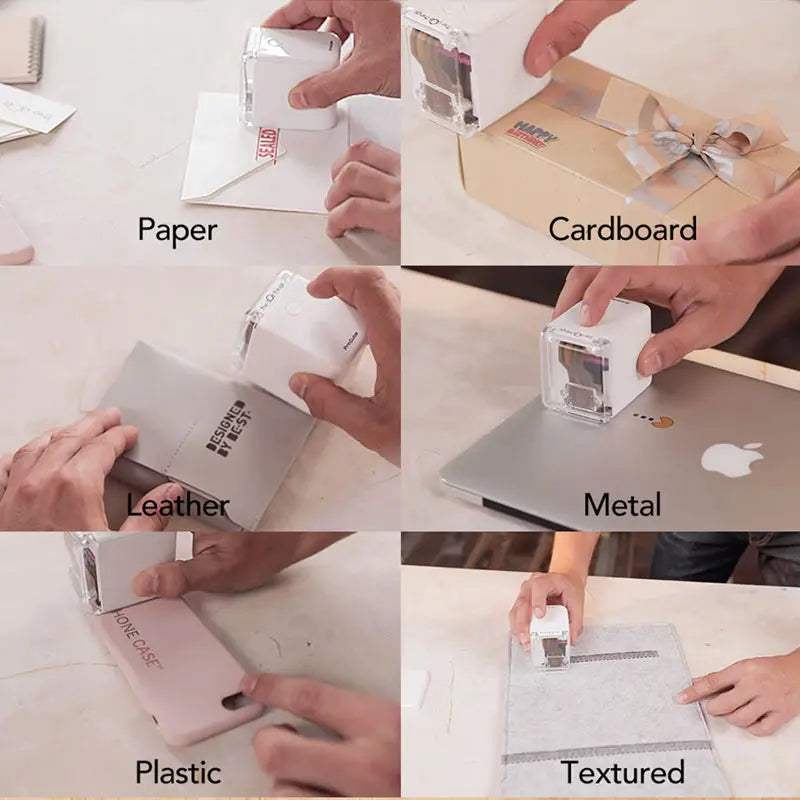 Mbrush Mini Portable Pattern Printer Handheld Color Inkjet Printer Tattoo Printer Cake Macaron Coffee DIY Pattern Printing