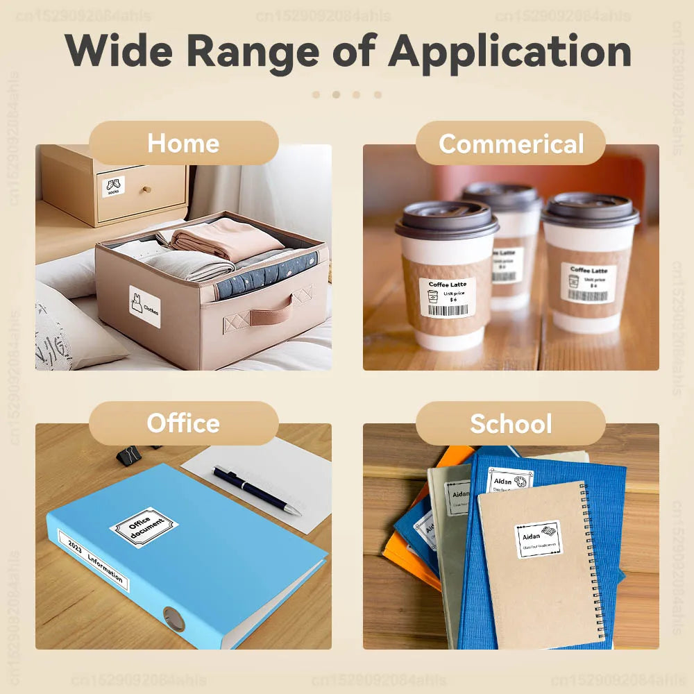 P50 Mini Portable Thermal Label Printer Similar as B1 B21 Marklife P50 E210 M110 Label Maker DIY Pattern Barcode QR Code Sticker