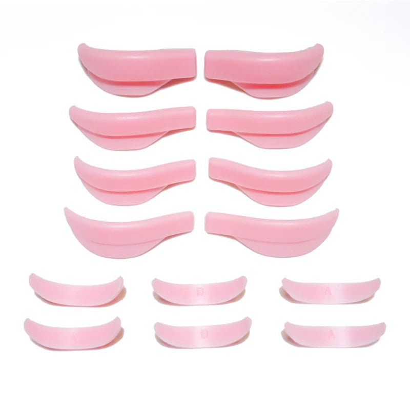 4/5/7 Pairs Silicone Eyelash Perm Pad Lifting Lashes Rods Shield Recycling 3D Eyelash Curler Accessories Applicator Makeup Tools