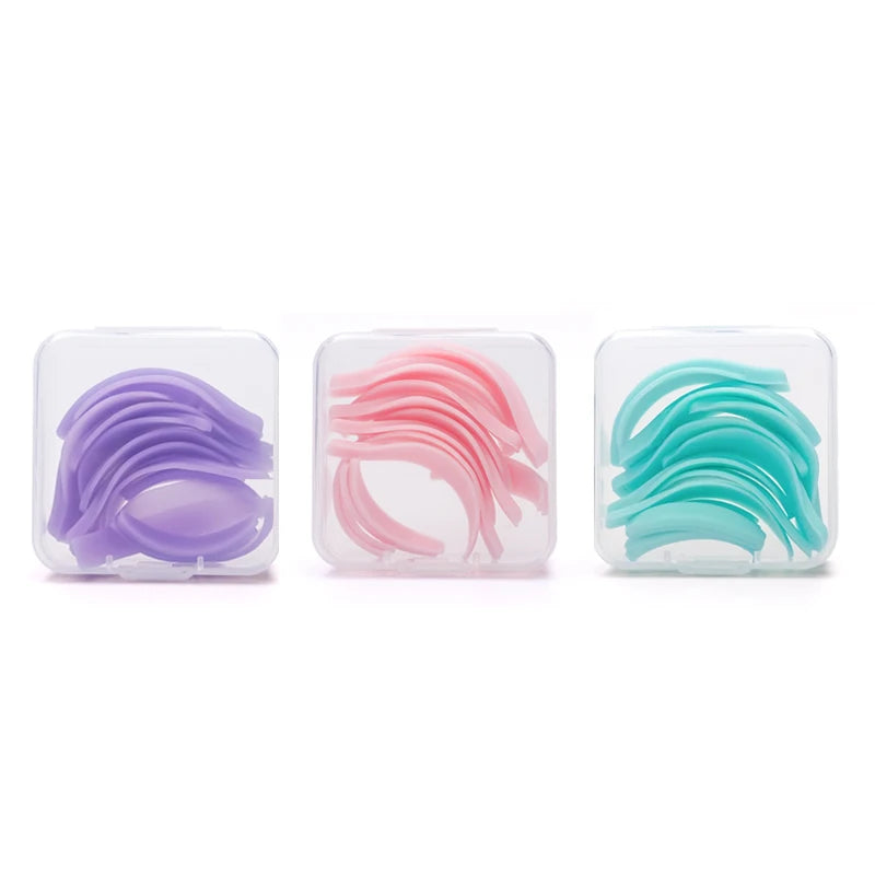 4/5/7 Pairs Silicone Eyelash Perm Pad Lifting Lashes Rods Shield Recycling 3D Eyelash Curler Accessories Applicator Makeup Tools