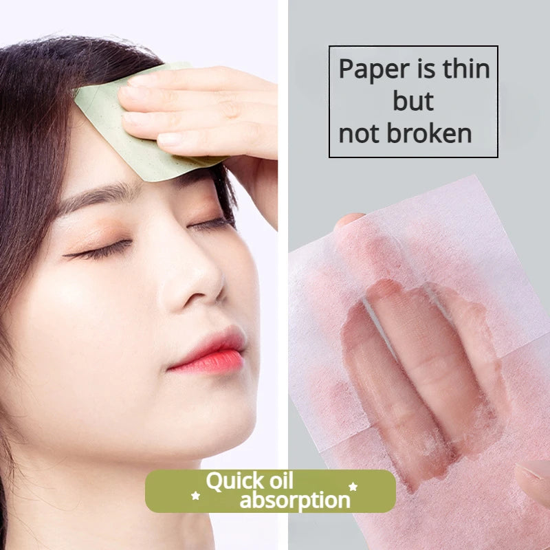 5 Box Matte Face Wipes Oil Control Oil-absorbing Face Cleaning Beauty Makeup Tools Accessories Facial Oil Blotting Sheets Paper