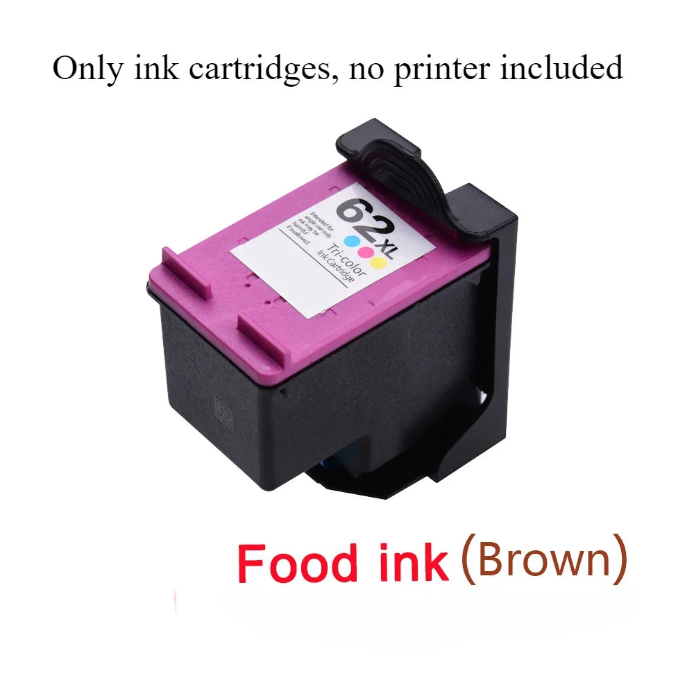 Kongten Mbrush Mini Color Printer Replacement Cartridge Handheld Black Coffee Color Food Cartridge Inedible Cartridge Logo Ink