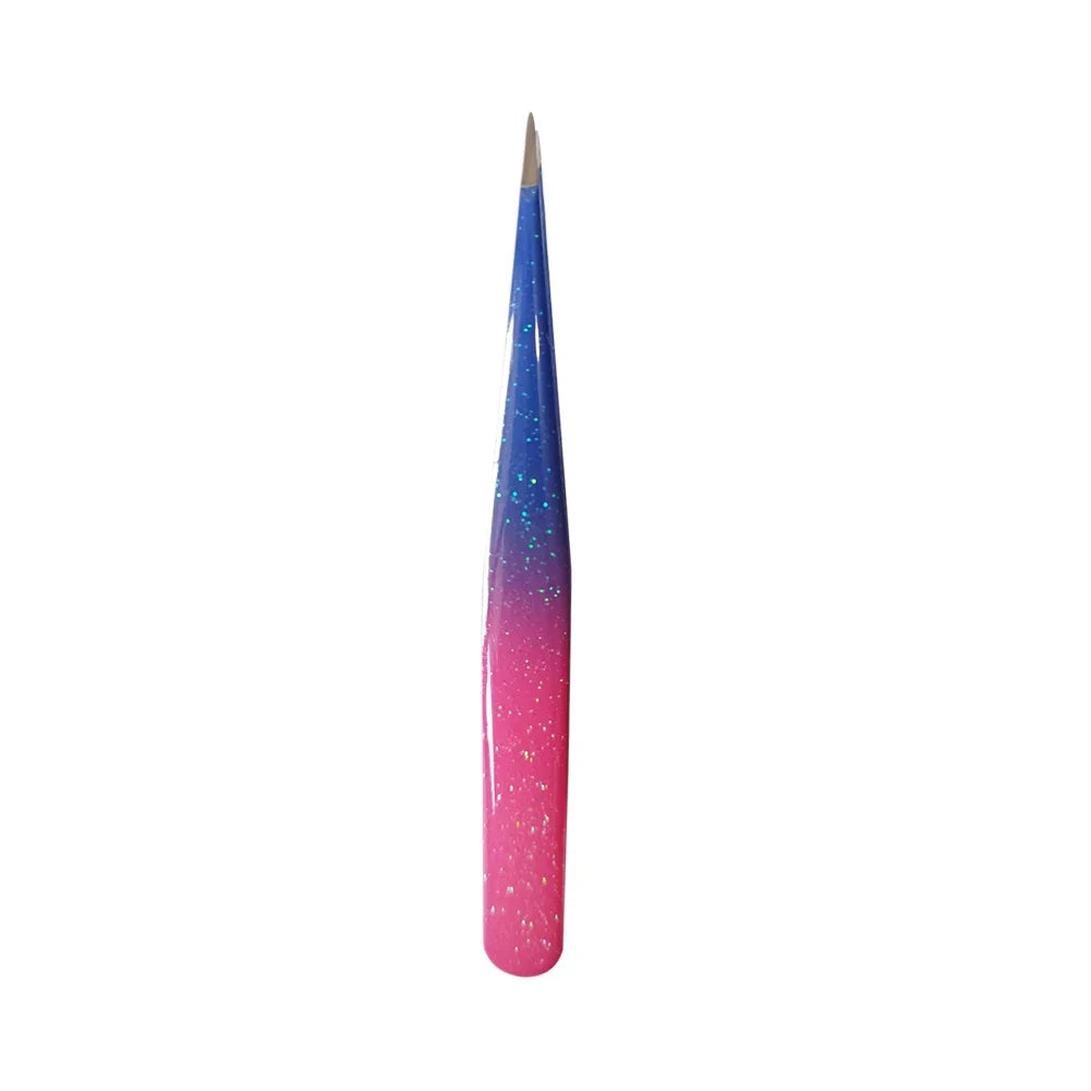 4 Styles Precision Eyebrow Tweezers Stainless Steel Fine Hairs Puller Flat Slant Tip Eye Brow Clips Hair Removal Makeup Tools