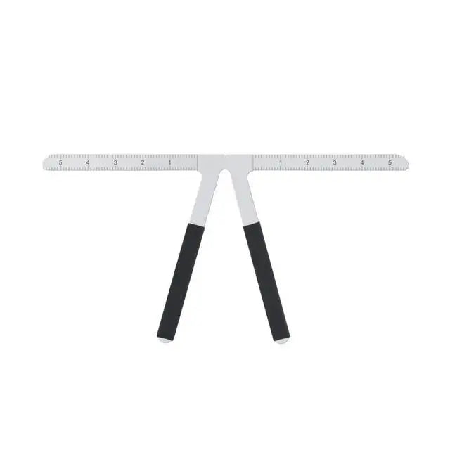 1pcs Metal Eyebrow Tattoo Stencil Ruler Microblading Tattoo Positioning Measure Template Eye Brow Permanent Makeup Tools
