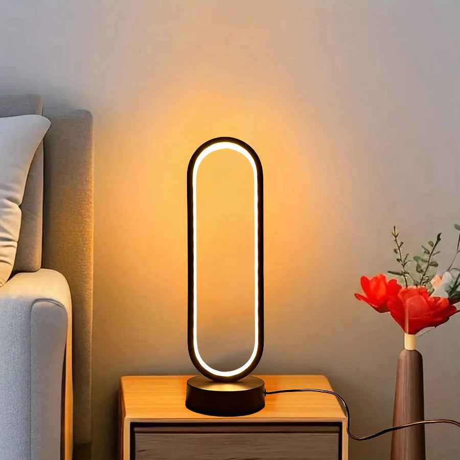 Black & White USB LED Dimming Night Lamp