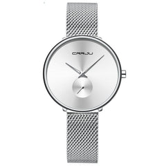 Women's Stainless Steel Strap Mesh Strap Watch Simple