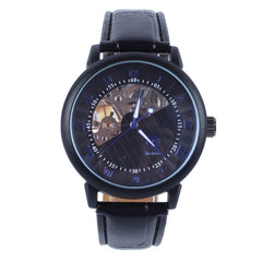 Men's Luminous Waterproof Mechanical Watch Glass Mirror Simple