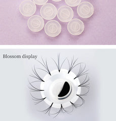 100pcs Disposable Eyelash Cup Holder  Lashes Glue Holder Plastic Stand Quick Flowering For Eyelash Extension Makeup Tools
