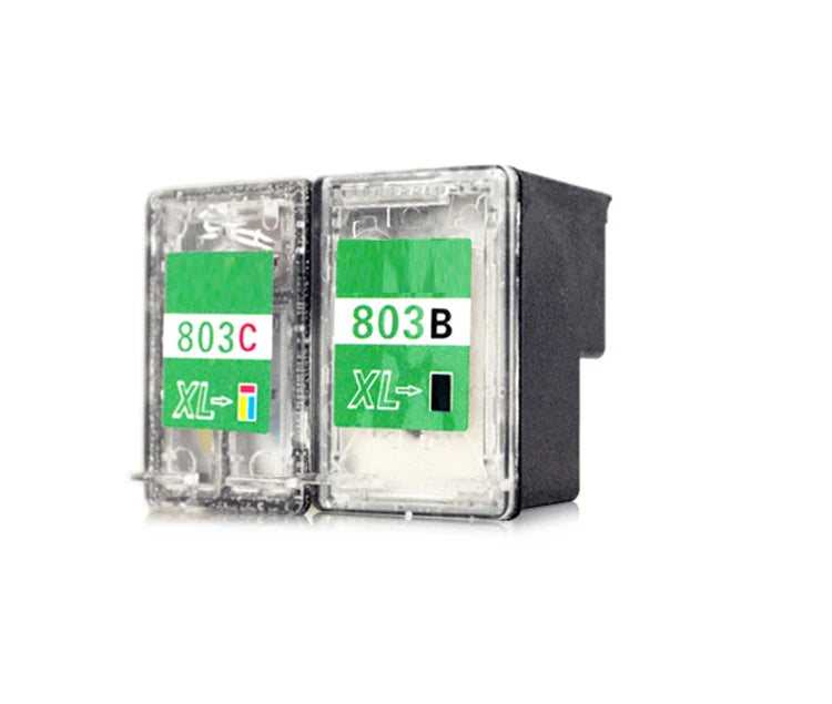 vilaxh HP803 Cartridge For Refillable Edibel Ink Cartridge For Coffee  Printer For HP 803BK 803 Color