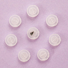 100pcs Disposable Eyelash Cup Holder  Lashes Glue Holder Plastic Stand Quick Flowering For Eyelash Extension Makeup Tools