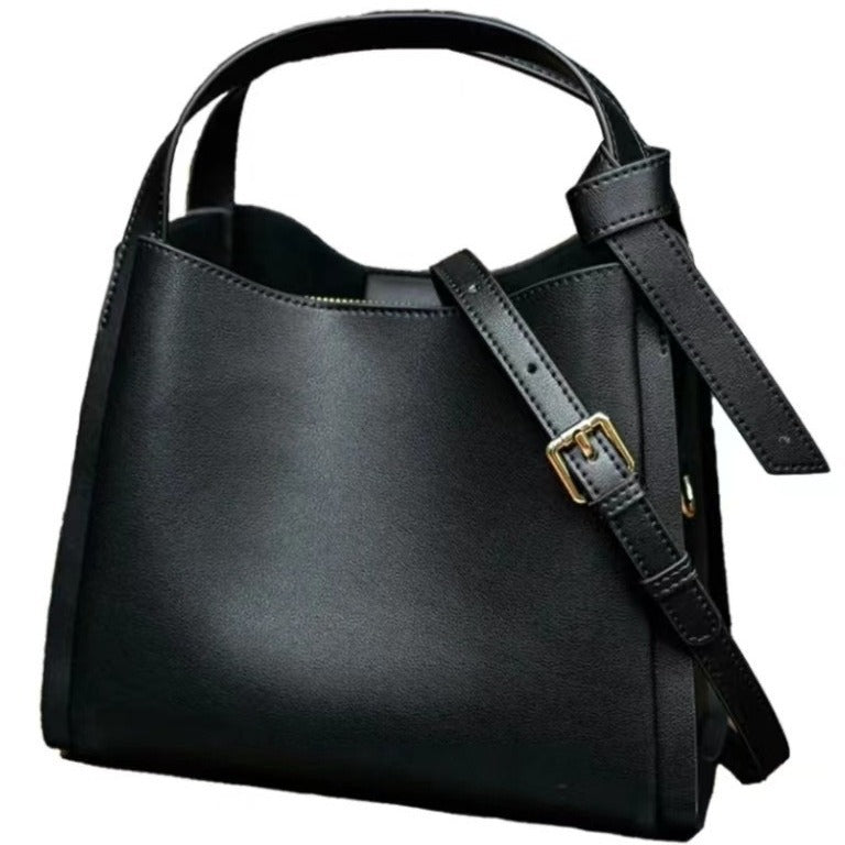 All-match Bag Women's Soft Cowhide Temperament Commute Crossbody Portable