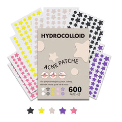 18-600pcs Star Pimple Patch Acne Colorful Invisible Acne Removal Skin Care Stickers Concealer Face Spot Beauty Makeup Tools
