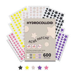 18-600pcs Star Pimple Patch Acne Colorful Invisible Acne Removal Skin Care Stickers Concealer Face Spot Beauty Makeup Tools