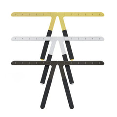 1pcs Metal Eyebrow Tattoo Stencil Ruler Microblading Tattoo Positioning Measure Template Eye Brow Permanent Makeup Tools