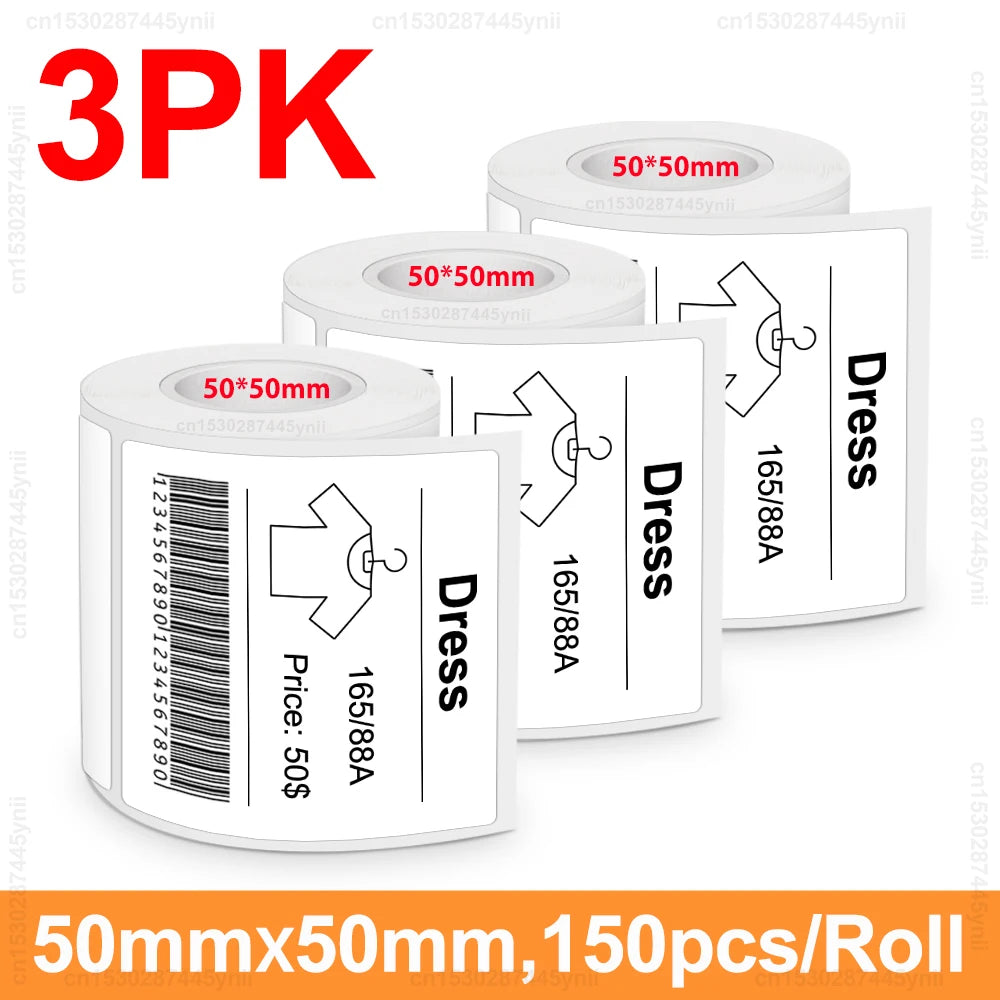 P50 Mini Portable Thermal Label Printer Similar as B1 B21 Marklife P50 E210 M110 Label Maker DIY Pattern Barcode QR Code Sticker