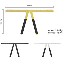 1pcs Metal Eyebrow Tattoo Stencil Ruler Microblading Tattoo Positioning Measure Template Eye Brow Permanent Makeup Tools