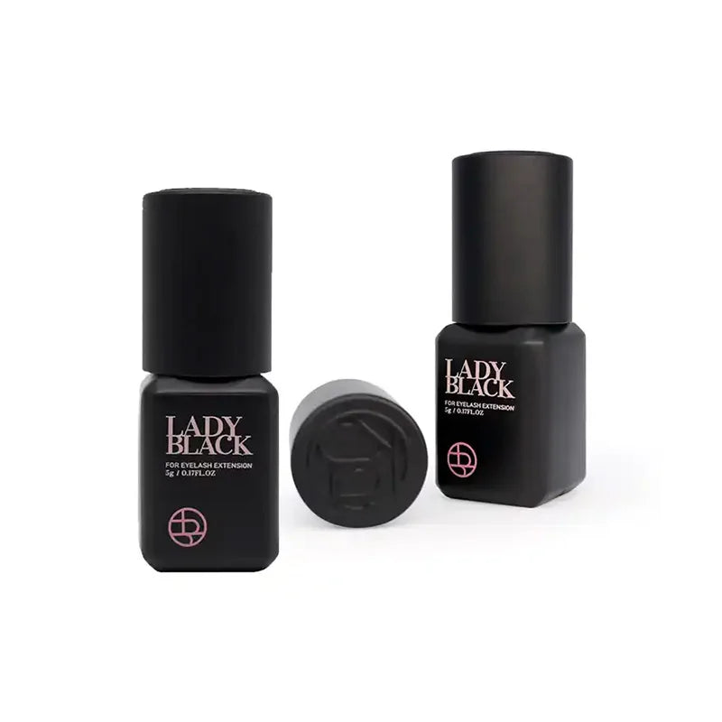 1 Bottle Korea Lady Black Glue for Eyelash Extensions 5ml Original Professional False Lash Adhesive Suppliers Makeup Tools Shop