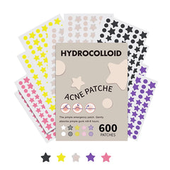 18-600pcs Star Pimple Patch Acne Colorful Invisible Acne Removal Skin Care Stickers Concealer Face Spot Beauty Makeup Tools
