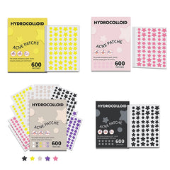 18-600pcs Star Pimple Patch Acne Colorful Invisible Acne Removal Skin Care Stickers Concealer Face Spot Beauty Makeup Tools