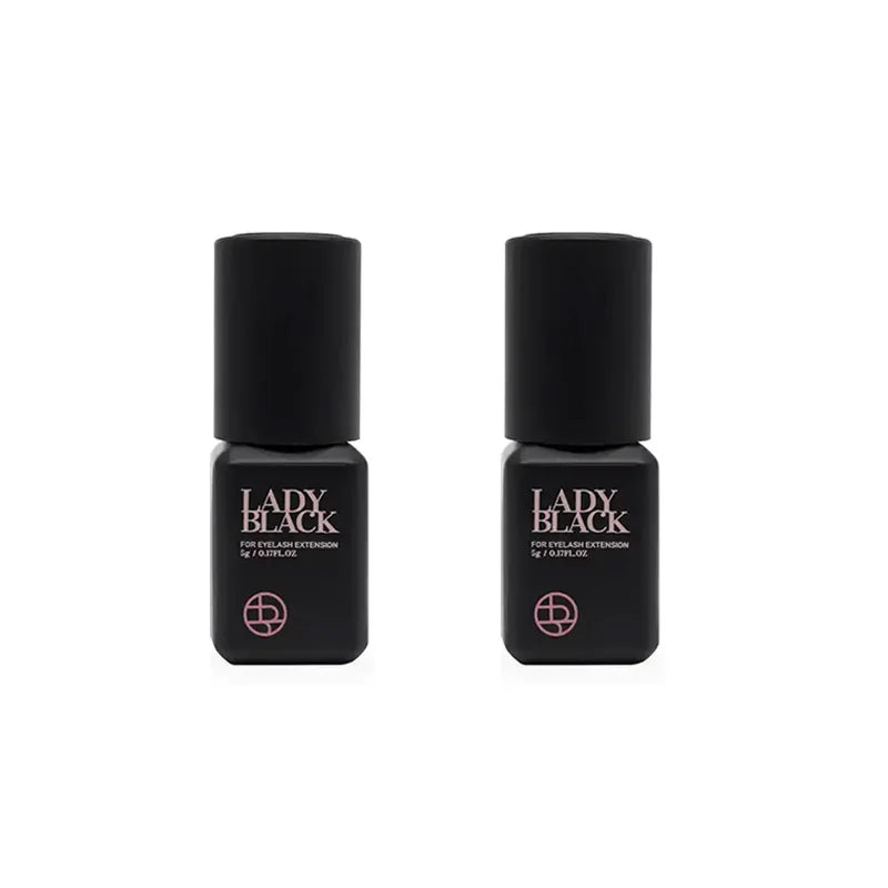 1 Bottle Korea Lady Black Glue for Eyelash Extensions 5ml Original Professional False Lash Adhesive Suppliers Makeup Tools Shop