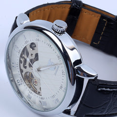 Men's Luminous Waterproof Mechanical Watch Glass Mirror Simple